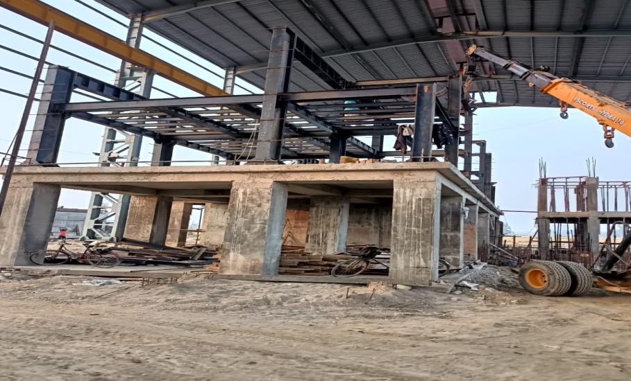 Construction of Steel SMS Rolling Mill Division and Office Building Works